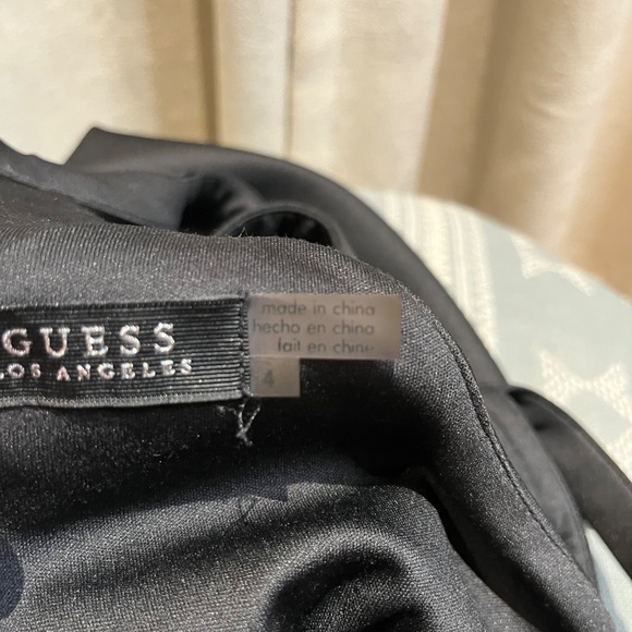 Guess Black Bodycon Cutout Cocktail Dress Size 4 - Picture 12 of 15